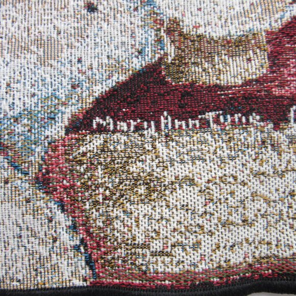 Mary Ann June Patriotic Christmas Snowmen 4 Placemats and 1 Table Runner - Picture 6 of 7